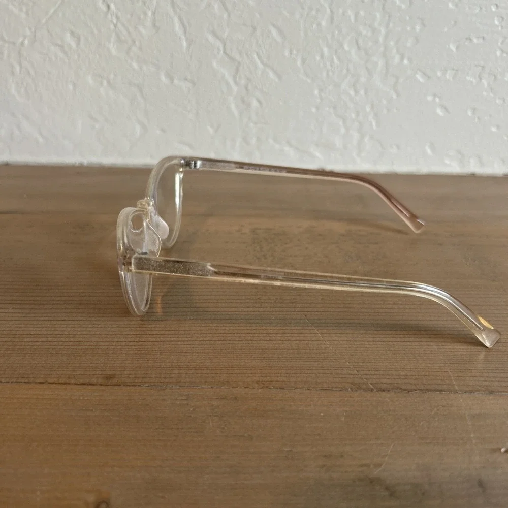 WP20218 Clear Rose Eyeglasses Frames‎ Clear Rectangular 52-15-140